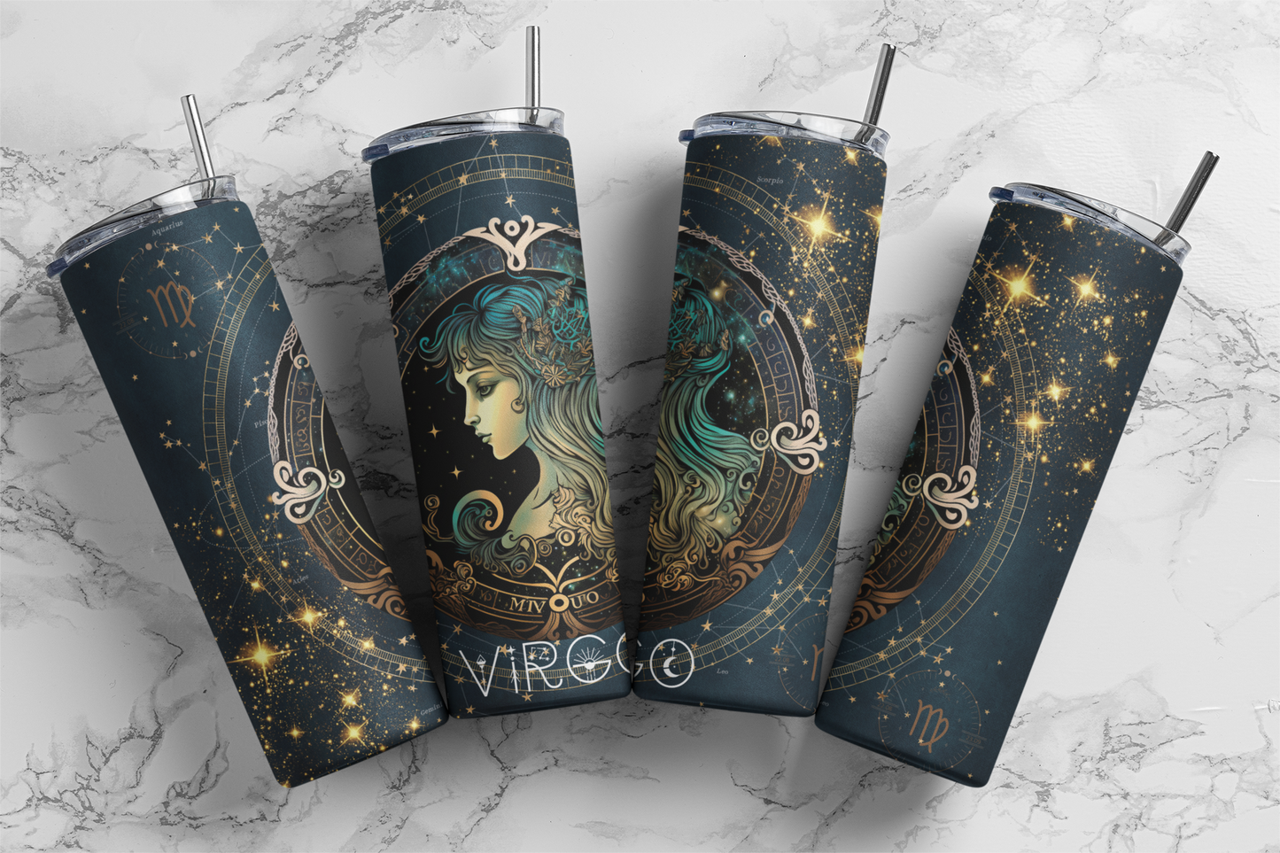 Virgo, Sublimation, Ready to Print, Ready To Press, Print Out Transfer, 20 oz, Skinny Tumbler Transfer, NOT A DIGITAL