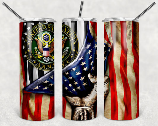 Army, Sublimation, Ready to Print, Ready To Press, Print Out Transfer, 20 oz, Skinny Tumbler Transfer, NOT A DIGITAL