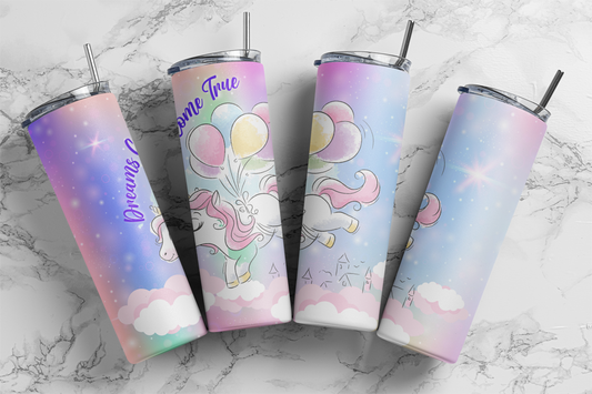 Dreams Come True, Sublimation, Ready to Print, Ready To Press, Print Out Transfer, 20 oz, Skinny Tumbler Transfer, NOT A DIGITAL