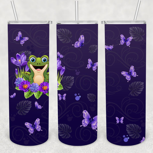 Frog Butterflies Sublimation Print