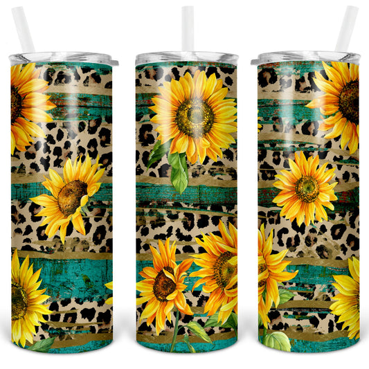 Rustic Sunflower, Sublimation, Ready to Print, Ready To Press, Print Out Transfer, 20 oz, Skinny Tumbler Transfer, NOT A DIGITAL