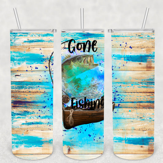Fishing, Sublimation, Ready To Press, Ready to Print, Print Out Transfer, 20 oz, Skinny Tumbler Transfer, NOT A DIGITAL