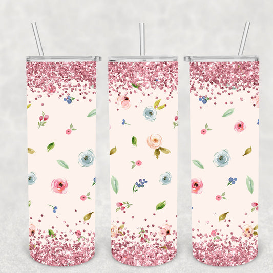 Floral, Sublimation, Ready to Print, Ready To Press, Print Out Transfer, 20 oz, Skinny Tumbler Transfer, NOT A DIGITAL