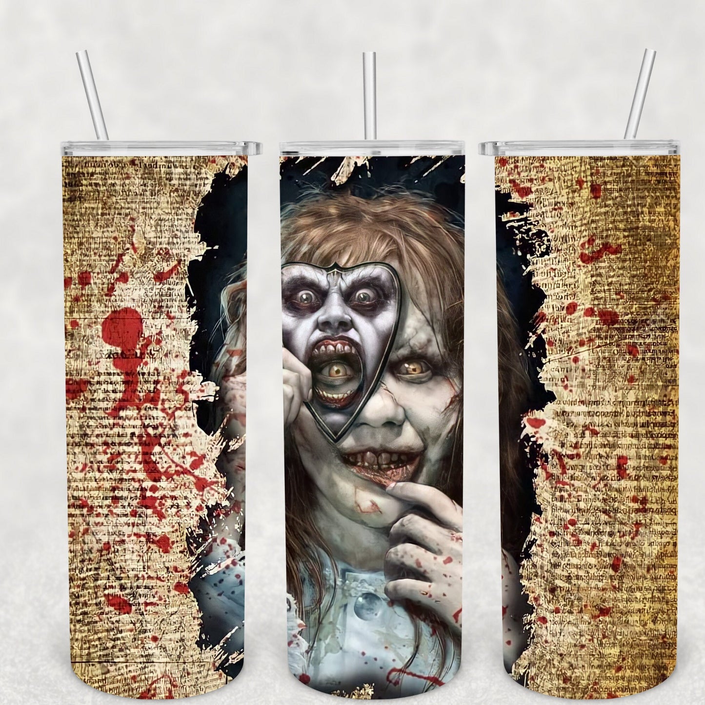 Horror, Sublimation, Ready to Print, Ready To Press, Print Out Transfer, 20 oz, Skinny Tumbler Transfer, NOT A DIGITAL