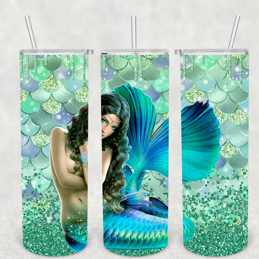 Mermaid, Sublimation, Ready To Press, Print Out Transfer, 20 oz, Skinny Tumbler Transfer, NOT A DIGITAL