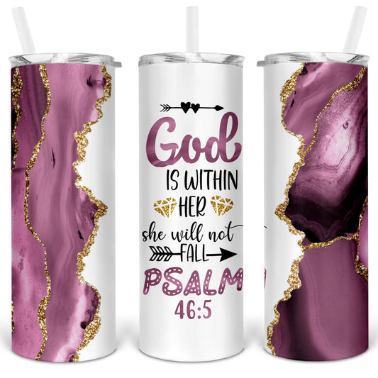 Faith, Psalms, Sublimation, Ready to Print, Ready To Press, Print Out Transfer, 20 oz, Skinny Tumbler Transfer, NOT A DIGITAL