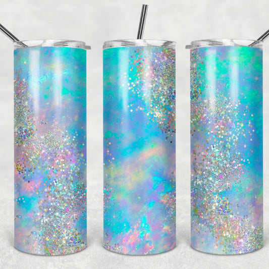 Opal, Glitter, Sublimation, Ready to Print, Ready To Press, Print Out Transfer, 20 oz, Skinny Tumbler Transfer, NOT A DIGITAL