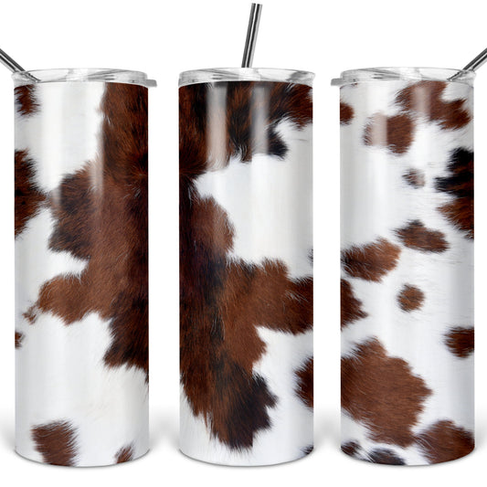 Cowhide, Sublimation, Ready to Print, Ready To Press, Print Out Transfer, 20 oz, Skinny Tumbler Transfer, NOT A DIGITAL