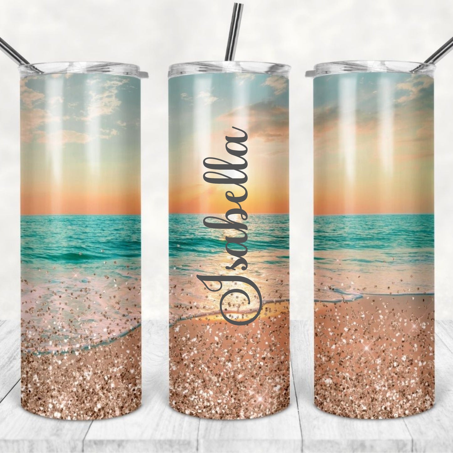 Sunset Beach, Sublimation, Ready to Print, Ready To Press, Print Out Transfer, 20 oz, Skinny Tumbler Transfer, NOT A DIGITAL