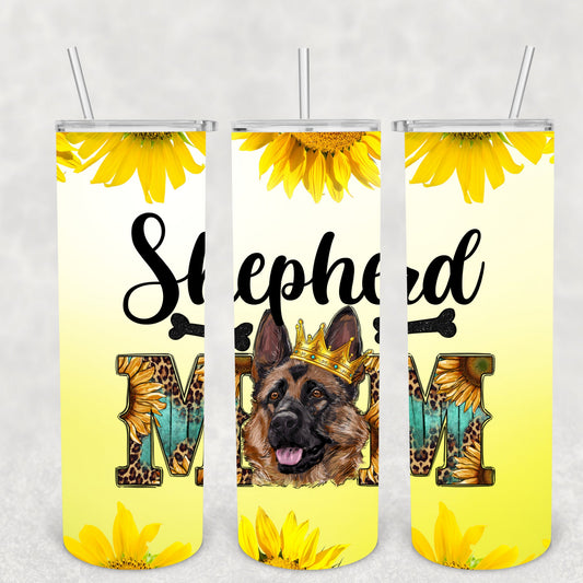 German Shephard, Sublimation, Ready To Press, Print Out Transfer, 20 oz, Skinny Tumbler Transfer, NOT A DIGITAL