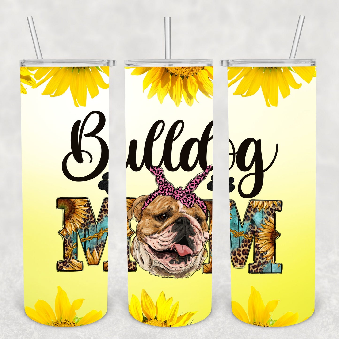 Bulldog, Sublimation, Ready To Press, Print Out Transfer, 20 oz, Skinny Tumbler Transfer, NOT A DIGITAL