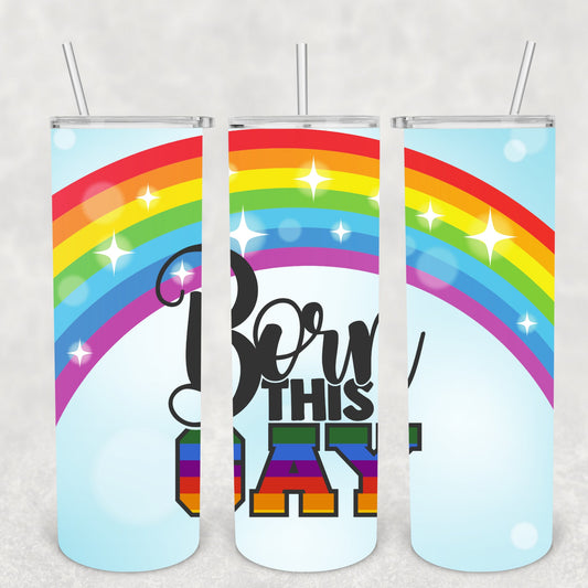 LBGTQ, Sublimation, Ready To Press, Print Out Transfer, 20 oz, Skinny Tumbler Transfer, NOT A DIGITAL