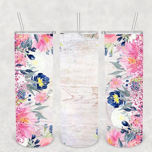 Floral, Sublimation, Ready to Print, Ready To Press, Print Out Transfer, 20 oz, Skinny Tumbler Transfer, NOT A DIGITAL