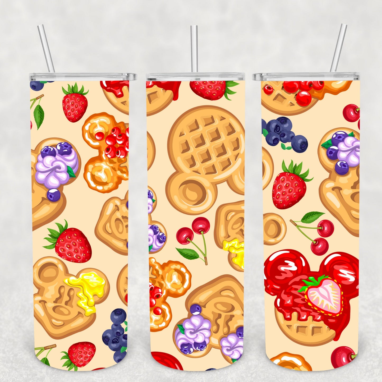 Theme Park Snacks, Sublimation, Ready To Press, Print Out Transfer, 20 oz, Skinny Tumbler Transfer, NOT A DIGITAL