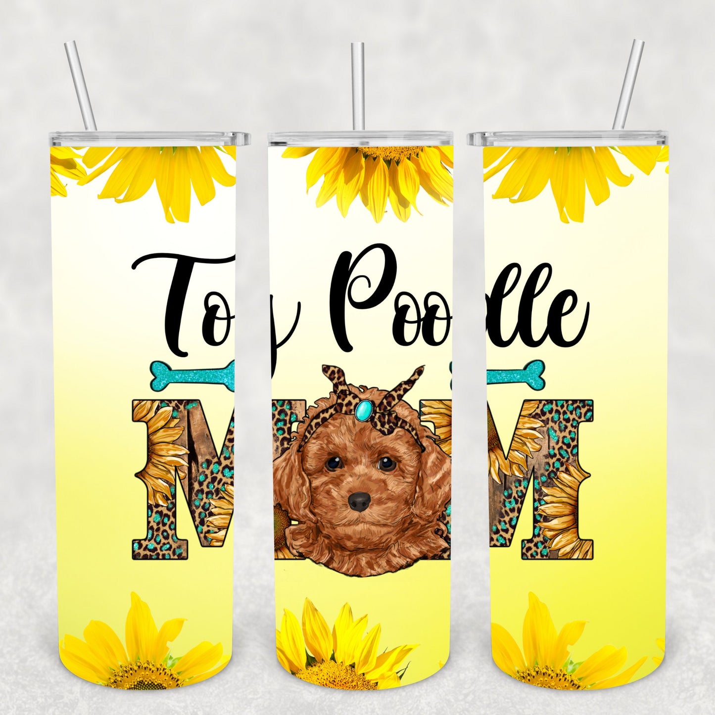 Toy Poodle, Sublimation, Ready To Press, Print Out Transfer, 20 oz, Skinny Tumbler Transfer, NOT A DIGITAL