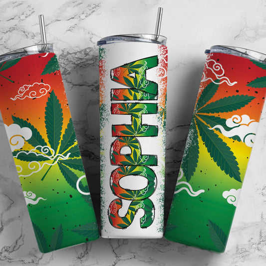 Weed, Sublimation, Ready to Print, Ready To Press, Print Out Transfer, 20 oz, Skinny Tumbler Transfer, NOT A DIGITAL