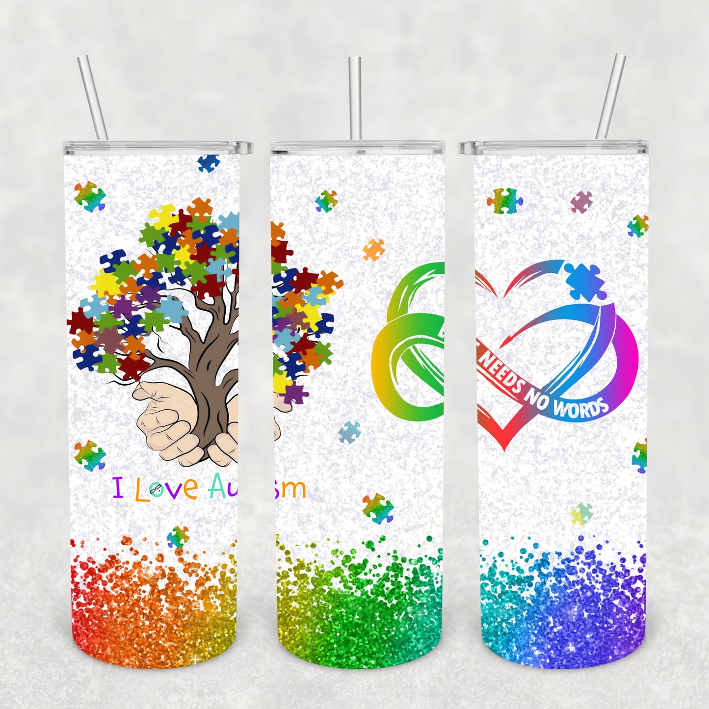 Autism, Sublimation, Ready To Press, Print Out Transfer, 20 oz, Skinny Tumbler Transfer, NOT A DIGITAL