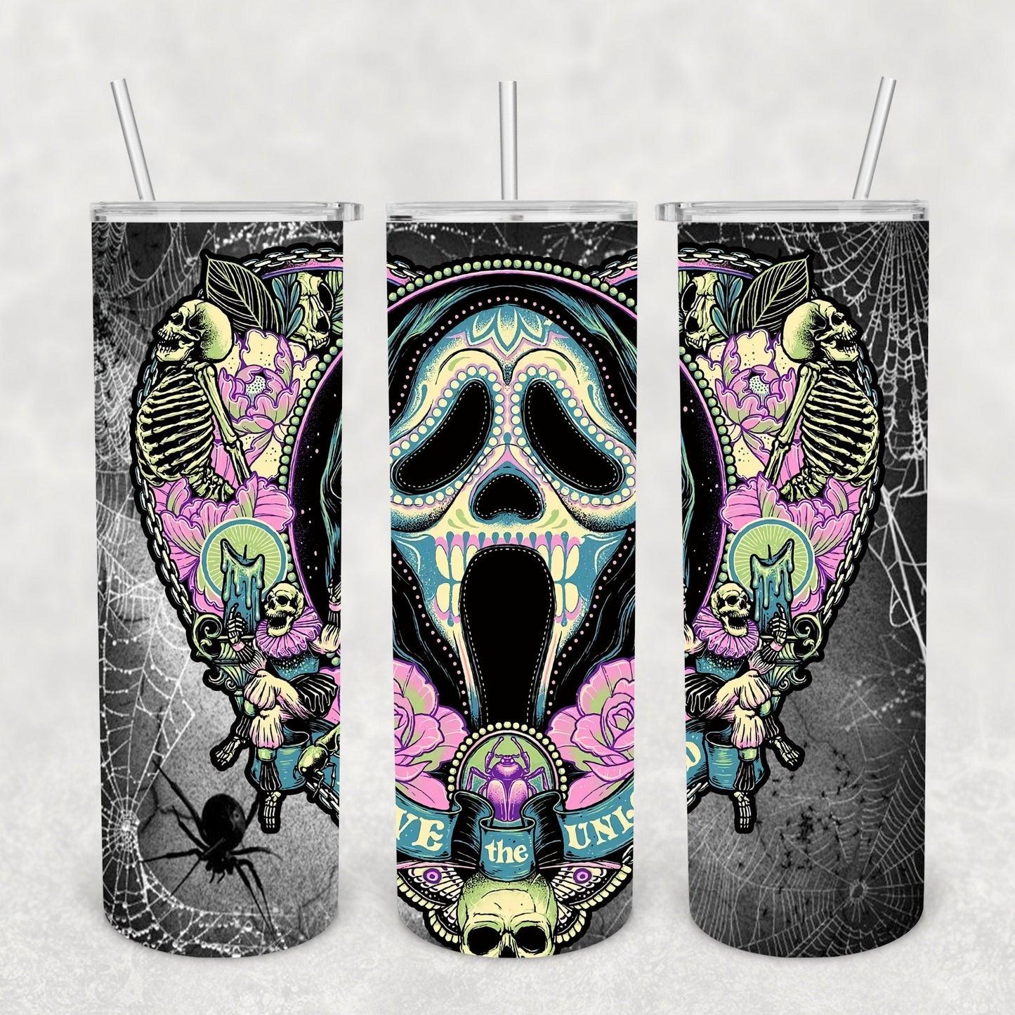 Horror, Sublimation, Ready To Press, Print Out Transfer, 20 oz Skinny Tumbler Transfer, NOT A DIGITAL