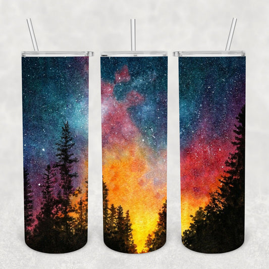 Galaxy, Sublimation, Ready to Print, Ready To Press, Print Out Transfer, 20 oz, Skinny Tumbler Transfer, NOT A DIGITAL