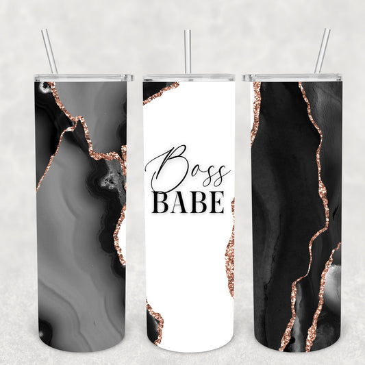 Boss Babe, Sublimation, Ready to Print, Ready To Press, Print Out Transfer, 20 oz, Skinny Tumbler Transfer, NOT A DIGITAL