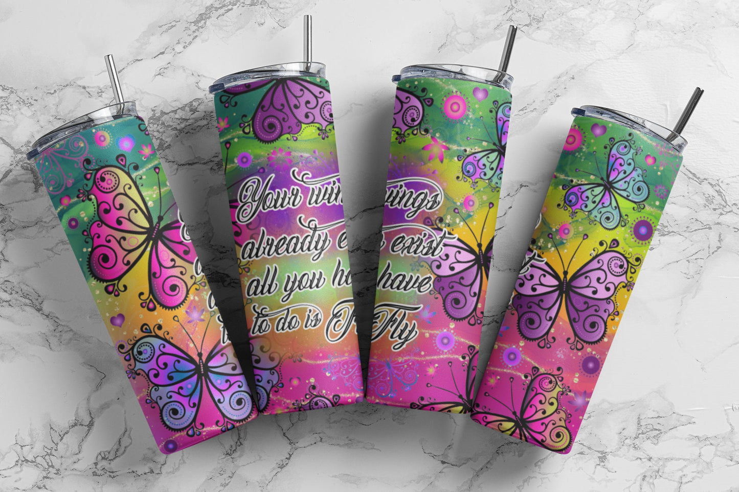 Your Wings, Sublimation, Ready To Press, Print Out Transfer, 20 oz, Skinny Tumbler Transfer, NOT A DIGITAL