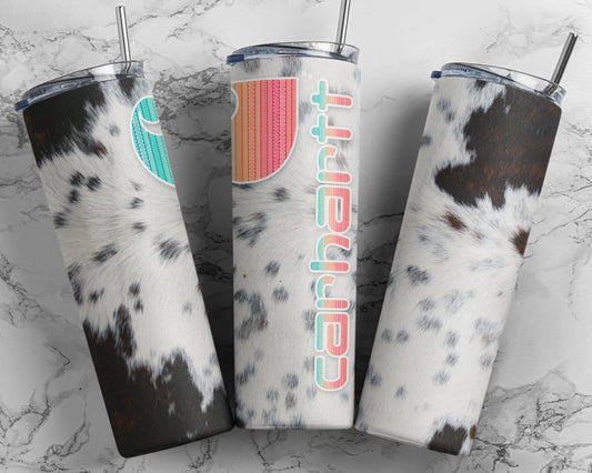 Cowhide, Sublimation, Ready To Press, Print Out Transfer, 20 oz, Skinny Tumbler Transfer, NOT A DIGITAL