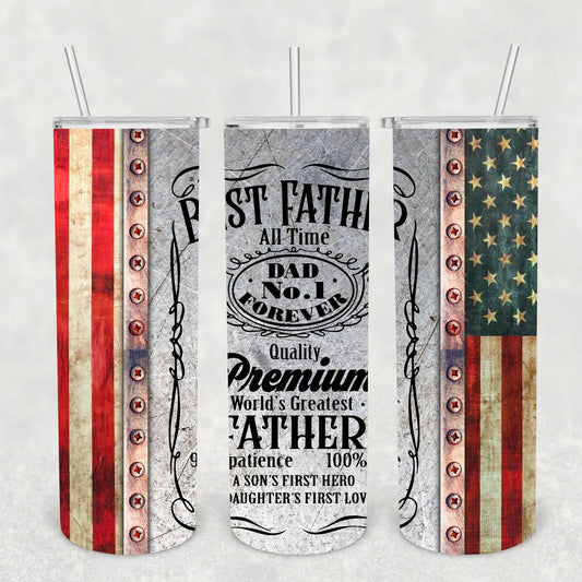 Best Father, Sublimation, Ready To Press, Print Out Transfer, 20 oz, Skinny Tumbler Transfer, NOT A DIGITAL
