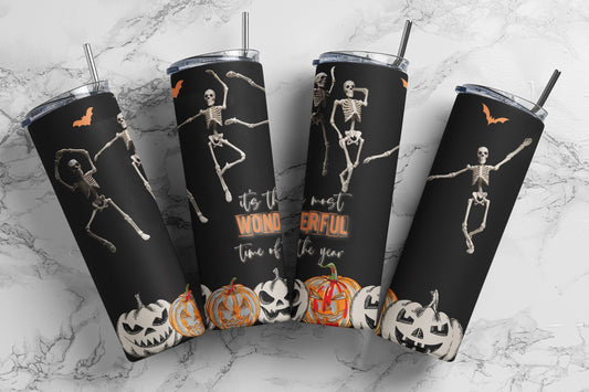 Dancing Skeletons, Sublimation, Ready To Press, Print Out Transfer, 20 oz Skinny, Skinny Tumbler Transfer, NOT A DIGITAL