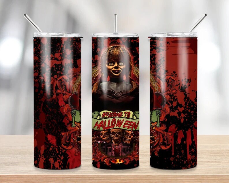 Horror, Sublimation, Ready To Press, Print Out Transfer, 20 oz, Skinny Tumbler Transfer, NOT A DIGITAL