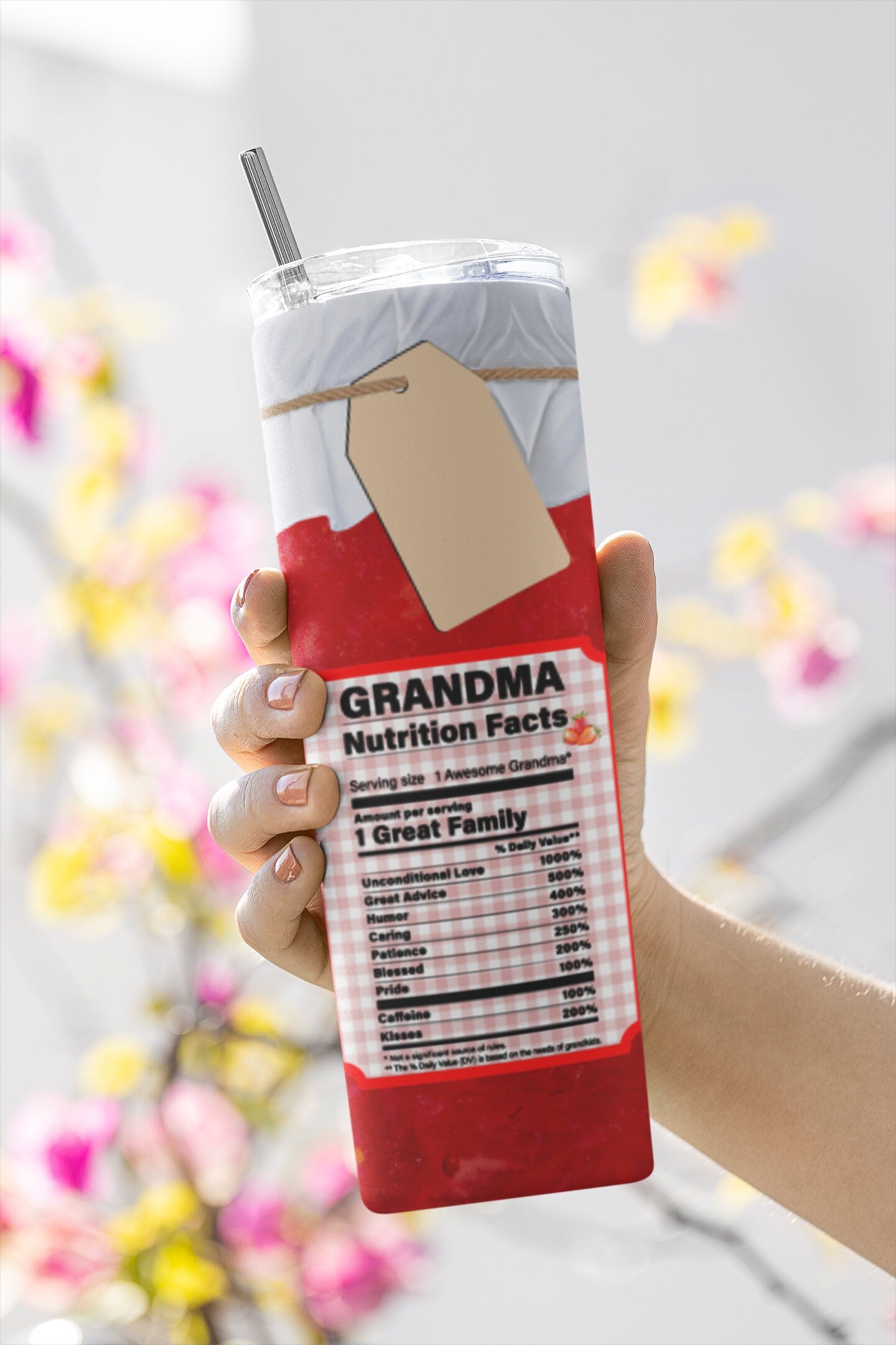 Grandma Jam, Sublimation, Ready to Print, Ready To Press, Print Out Transfer, 20 oz, Skinny Tumbler Transfer, NOT A DIGITAL