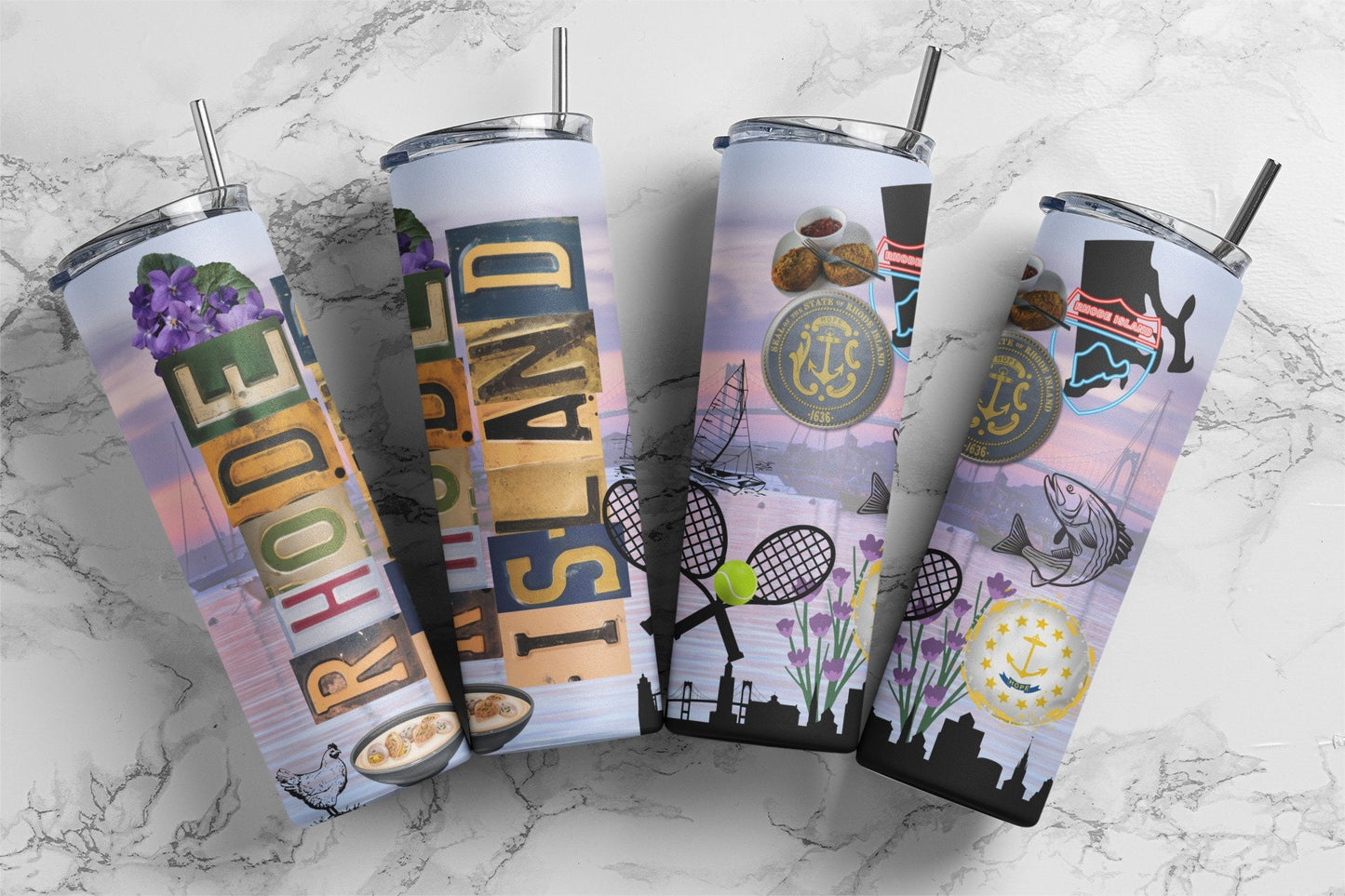 Rhode Island, Sublimation, Ready To Press, Print Out Transfer, 20 oz, Skinny Tumbler Transfer, NOT A DIGITAL