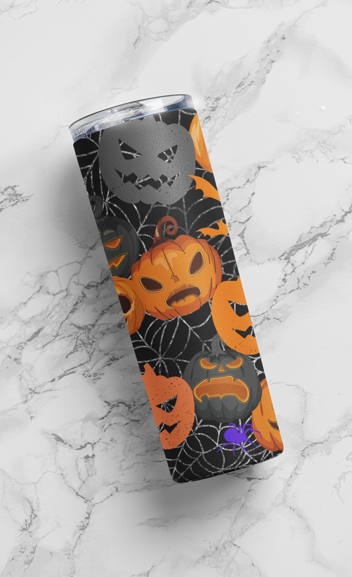 Halloween Pumpkins, Sublimation, Ready To Press, Print Out Transfer, 20 oz Skinny Tumbler Transfer, NOT A DIGITAL