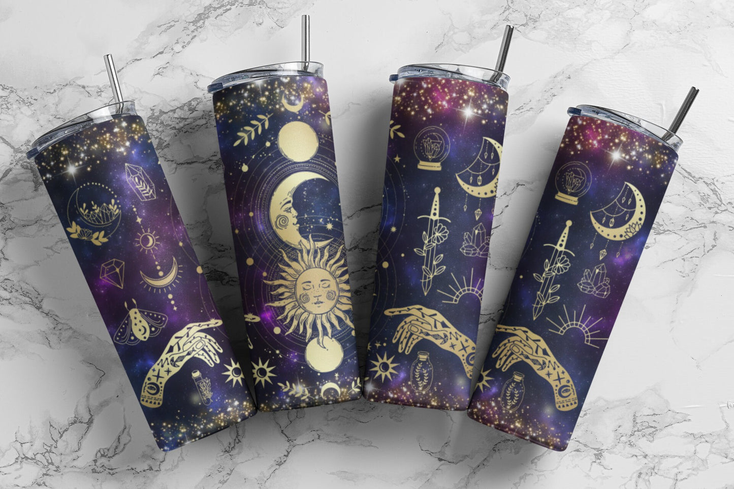 Mystic Magic, Sublimation, Ready To Press, Print Out Transfer, 20 oz, 12 oz. Skinny Tumbler Transfer, NOT A DIGITAL