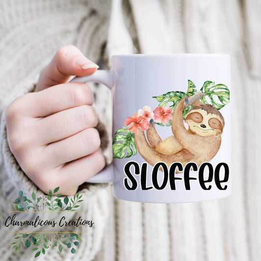 Sloth, Sublimation, Ready To Press, Print Out Transfer, 11 oz., 12 oz., 15 oz., NOT A DIGITAL Cost 3.25 for 4 designs on one sheet