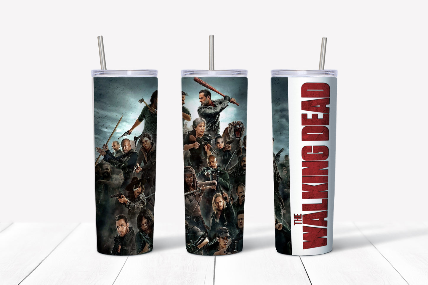 Walking Dead, Sublimation, Ready to Print, Ready To Press, Print Out Transfer, 20 oz, Skinny Tumbler Transfer, NOT A DIGITAL